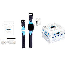Smart Watch AmiGo GO008 MILKY GPS Wi-Fi Blue UA UCRF, фото 4