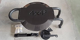 Кришка на калитку запаски з написом 4х4 на Mercedes-Benz G-class W463 1979-2018 (карбон)