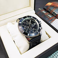 Мужские наручные часы кварцевые гарантия 12 месяцев Breitling A23870 Chronographe Black-Silver, фото 1
