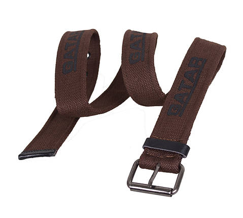 Чоловічий ремінь текстильний під джинси E5698-15GCOFFEE Коричневий, фото 2