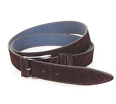 КОРИЧНЕВЫЙ МУЖСКОЙ КОЖАНЫЙ РЕМЕНЬ под БРЮКИ, КОРИЧНЕВИЙ чоловічій кожаний ремінь під ШТАНИ, мужской ремень ПОД БРЮКИ С НАТУРАЛЬНОЙ, фото 2