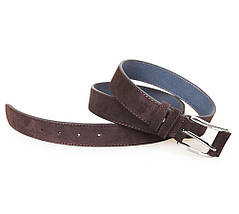 КОРИЧНЕВЫЙ МУЖСКОЙ КОЖАНЫЙ РЕМЕНЬ под БРЮКИ, КОРИЧНЕВИЙ чоловічій кожаний ремінь під ШТАНИ, мужской ремень ПОД БРЮКИ С НАТУРАЛЬНОЙ, фото 4