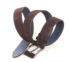 КОРИЧНЕВЫЙ МУЖСКОЙ КОЖАНЫЙ РЕМЕНЬ под БРЮКИ, КОРИЧНЕВИЙ чоловічій кожаний ремінь під ШТАНИ, мужской ремень ПОД БРЮКИ С НАТУРАЛЬНОЙ, фото 5