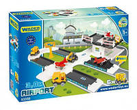 Ігровий набір Wader Kid Cars 3D 53350 Аеропорт (5900694533509)