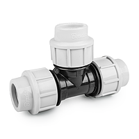 Трійник для труб PE 25 мм, PN16, DSRA16T25