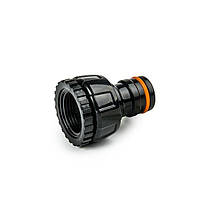 Адаптер з внутрішнім різьбленням 1", 3/4", POWER-JET, BLACK LINE, ECO-PWB2193