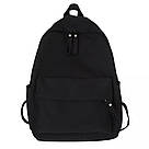 Рюкзак чоловічий молодіжний шкільний підлітковий чорного кольору, фото 4