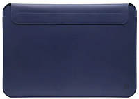 Защитный чехол WIWU Skin Pro II PU Leather Sleeve чехол папка из эко-кожи для MacBook Pro и Air 13.3" синий