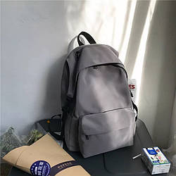 Рюкзак чоловічий підлітковий молодіжний HOCODO міський водовідштовхувальний шкільний сірого кольору