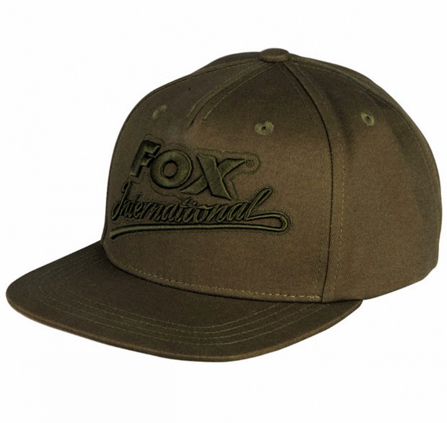 Кепка Fox Khaki Flat Peak College Snapback