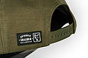 Кепка Fox Khaki Flat Peak College Snapback, фото 3