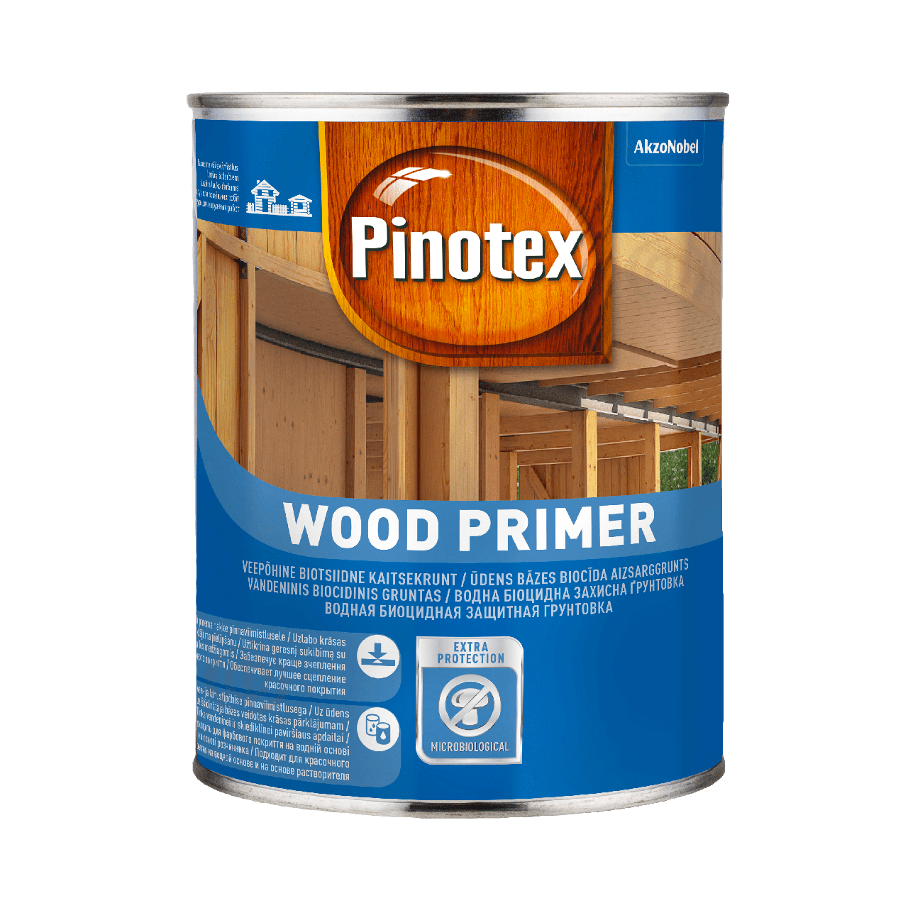 Ґрунтовка для дерева Pinotex Wood Primer біоцидна, безбарвна, 1 л