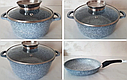 Набір казанів (кастрюль) UNIQUE UN - 5521 + сковорода (16см, 20см, 24см, круглі, 24см), фото 3