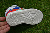 Кросівки дитячі високі хайтопи Nike air Force white Kimbo-o 26-31, фото 8