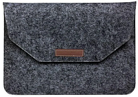 Войлочный чехол для MacBook Air и Pro 13.3" сумка конверт из войлока на Макбук Аир и Про черный