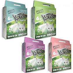 Kotix (Котикс) Tofu - Наповнювач соєвий для котячого туалету
