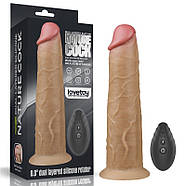 Двошаровий платиновий силіконовий обертовий фалоімітатор   | Puls69, фото 2