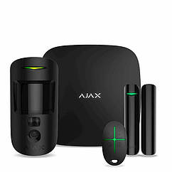 Комплект охоронної сигналізації Ajax StarterKit Cam Plus чорний