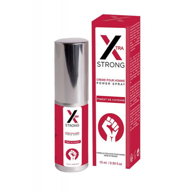 Стимулюючий спрей X-strong penis power spray, 15мл   | Puls69