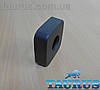 Великий квадратний декоративний чорний фланець CUBE 60x60х20 black d 25 мм (3/4") чашка, розета ThermoPulse, фото 3
