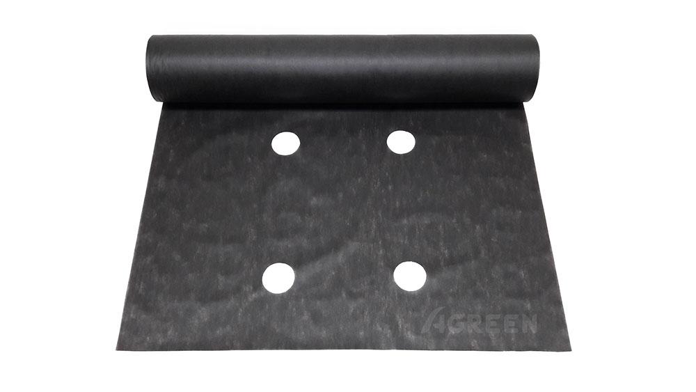 Агроволокно Agreen 50 чорне (1,07х100 м) з перфорацією, агроволокно з перфорацією