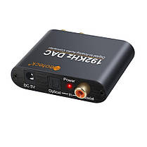 ЦАП Цифро-аналоговий перетворювач Neoteck NTK004с, з Toslink (оптика) в аналоговий, фото 4