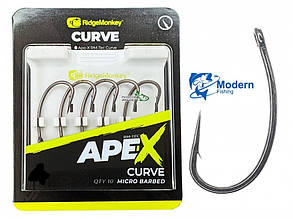 Гачок короповий Ridge Monkey Ape-X Curve Barbed No 6