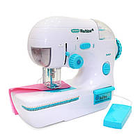 Іграшкова дитяча швейна машинка Sewing Machine білий захист рук світло 20*25*10 см (7920), фото 3