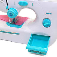 Іграшкова дитяча швейна машинка Sewing Machine білий захист рук світло 20*25*10 см (7920), фото 9