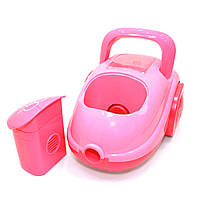 Пилосос іграшковий «Генеральне прибирання» Limo Toy рожевий кульки світло звук 22*12*17 см (2236), фото 3