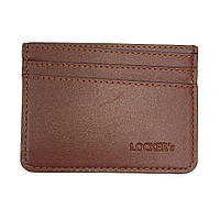 Картхолдер з RFID захистом на 7 відділень коньяк LOCKER's Holder2 Содпас