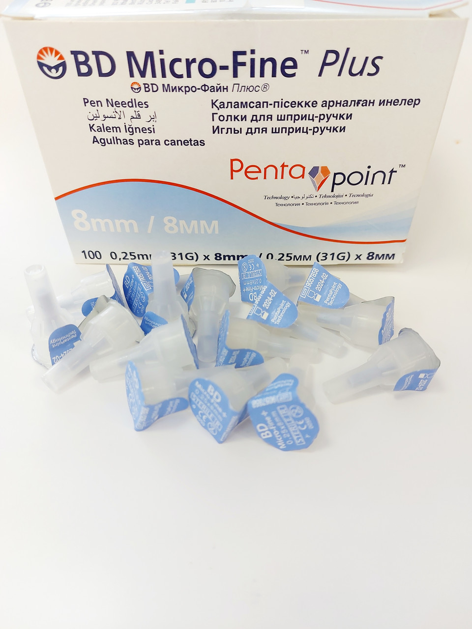 Голки BD Micro-Fine Plus ( БіДі Мікро-файн) 31G/8 мм, ПОШТУЧНО