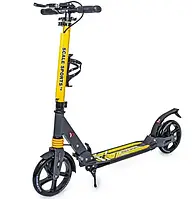 Самокат Scale Sports SS-04 жовтин, двоколісний на дискових гальмах