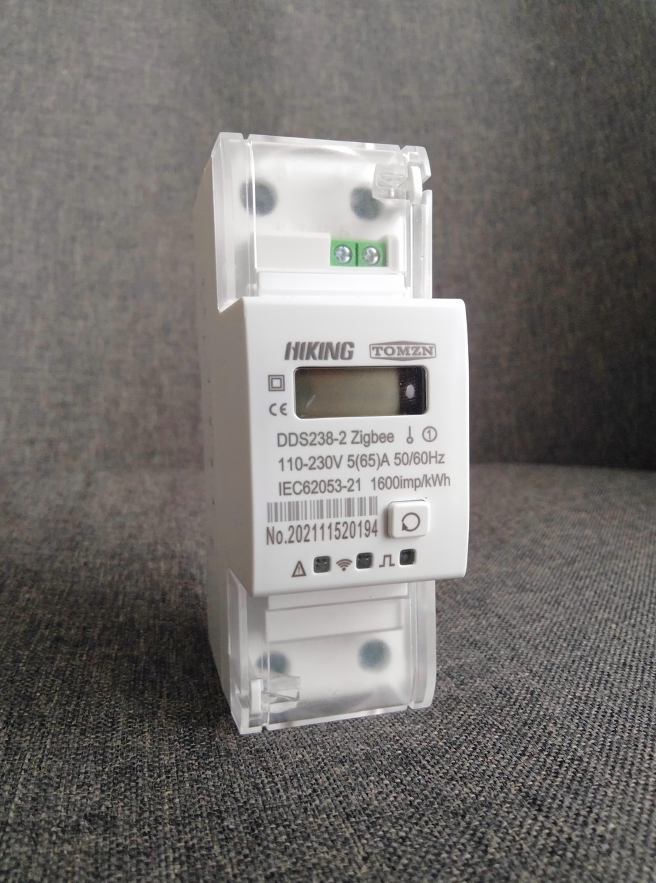 Однофазний Zigbee лічильник реле Hiking DDS238-2 65А на din-рейку (ID ...