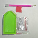 Алмазна мозаїка Смарагдові очі, 40х50 Ідейка (AMO7389), фото 2