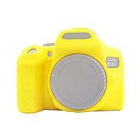 Защитный силиконовый чехол Puluz PU7137Y для фотоаппаратов Canon EOS 850D - желтый