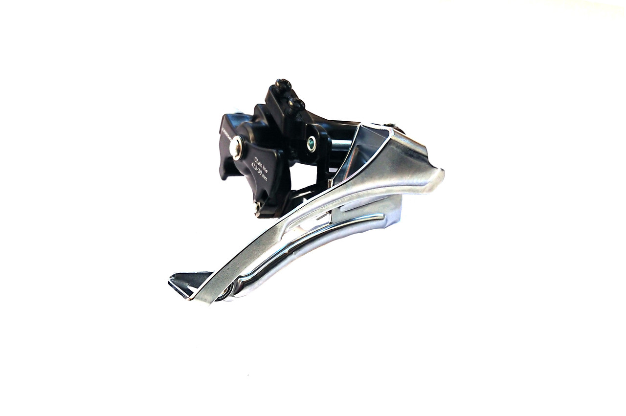 Передній перемикач Crossride FD200, 35/31,8мм. чорн/срібн, фото 1