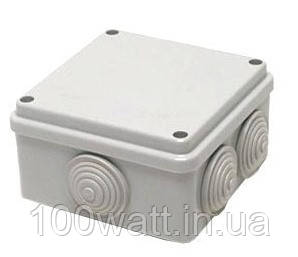 Коробка монтажна зовнішна 100100х70 7 входи IP65 ST111
