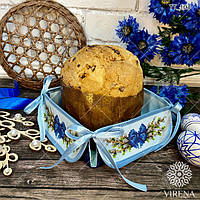 Набір для вишивання бісером Великодній текстильна тарілка ТТ-103