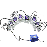 Форсунки для гідромасажної ванни з підсвічуванням води (ЛВД 01) комплект 6 шт.