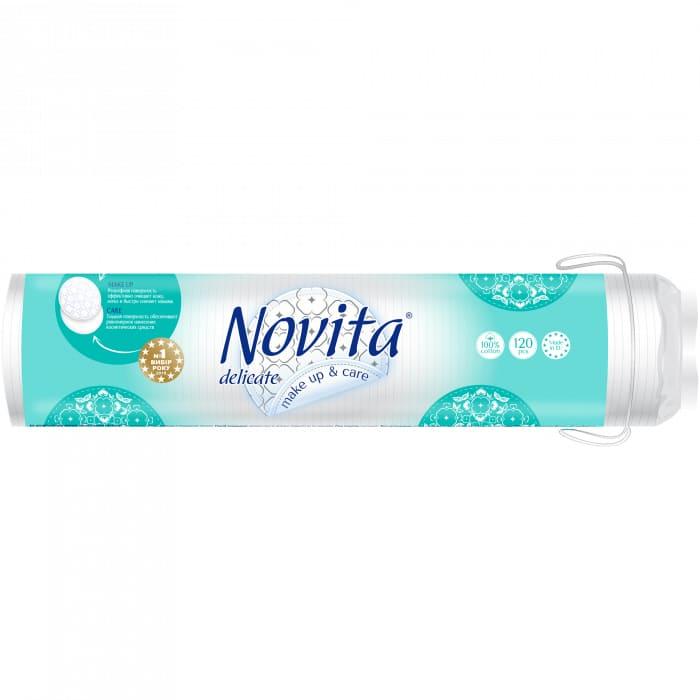 Диски ватні косметичні NOVITA Delicate 120 шт