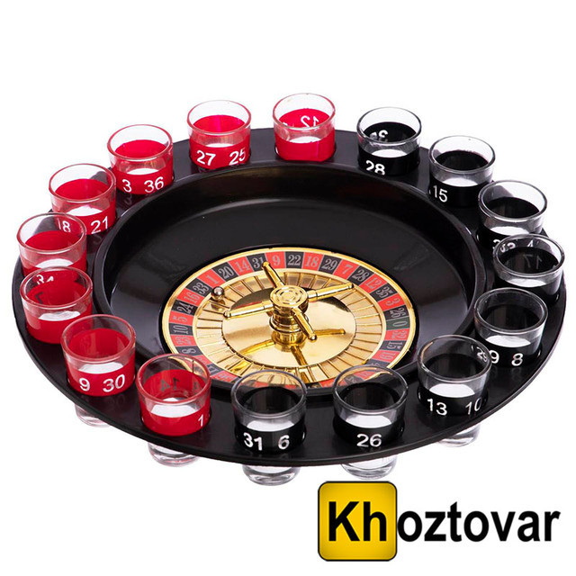 Гра "П'яна рулетка" Drinking Roulette Set SP Sport GB066-P | 16 стопок