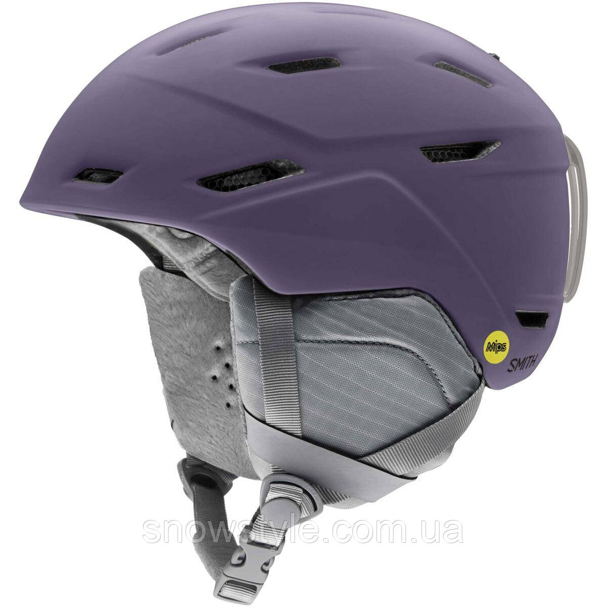 Шолом гірськолижний жіночий Smith Mirage MIPS Helmet Matte Violet Large (59-63cm)