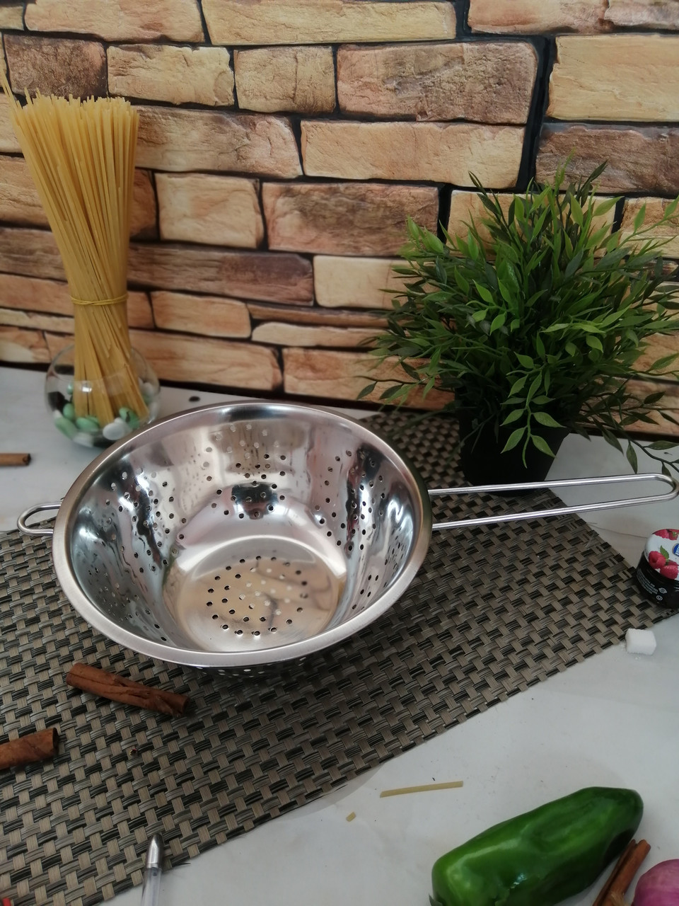 Друшляк із ручкою 24 см 0849, фото 1