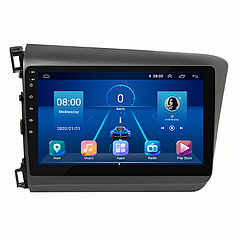 Штатна магнітола Lesko для Honda Civic IX 2011-2015 екран 9" 2/32Gb/4G/ Wi-Fi Premium Хонда