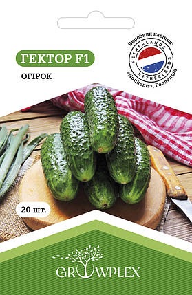 Насіння Огірок Гектор F1 20шт ТМ GROWPLEX, фото 1