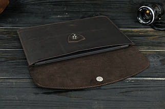 Чохол для MacBook Дизайн №35 з натуральної шкіри колір Шоколад, фото 2