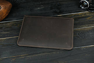 Чохол для MacBook Дизайн №35 з натуральної шкіри колір Шоколад, фото 4