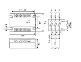 Трифазне твердотільне реле SSR DC-AC 25DA, фото 3