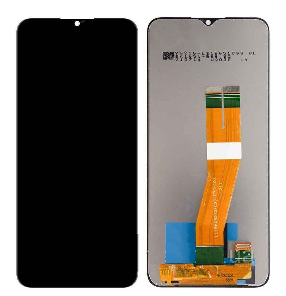 Дисплей для Samsung A037 Galaxy A03s 2021 з сенсорним склом (Чорний) Оригінал Китай